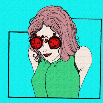 Ilustração. Fio solto.