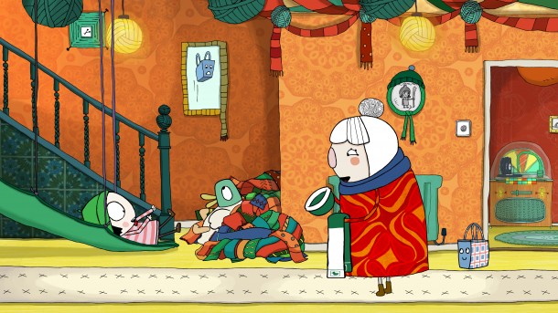 Captura de tela. Sarah e o Pato.