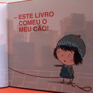 Imagem de capa. Richard Byrne. Este livro comeu meu cão.