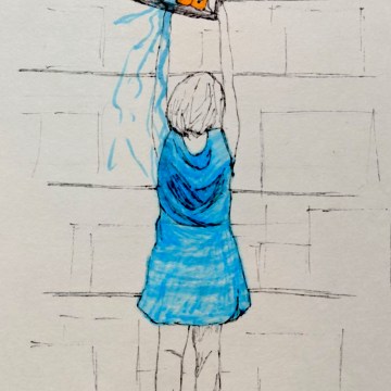 Imagem de capa. Ilustração. Ritos de passagem e ferros de passar. Fabiana Pedroni.