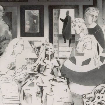 Imagem de capa. As Meninas. Picasso. Richard Hamilton.