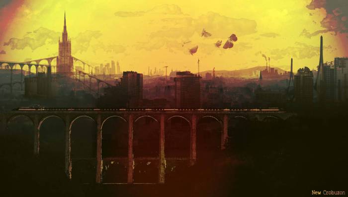 Imagem de capa. Nova Crobuzon. China Miéville