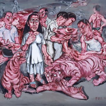 Imagem de capa. Resenha. Ana Paula Maia. Zeng Fanzhi.