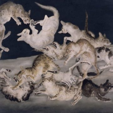 Foujita, Combate. gatos. 1940