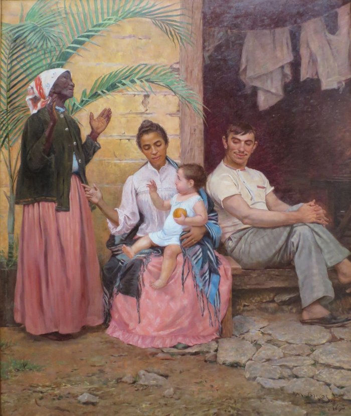 A Redenção de Cam, de Modesto Brocos, 1895. Óleo sobre tela, Museu Nacional de Belas Artes