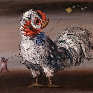 O galo, Cândido Portinari, 1941, óleo sobre tela.
