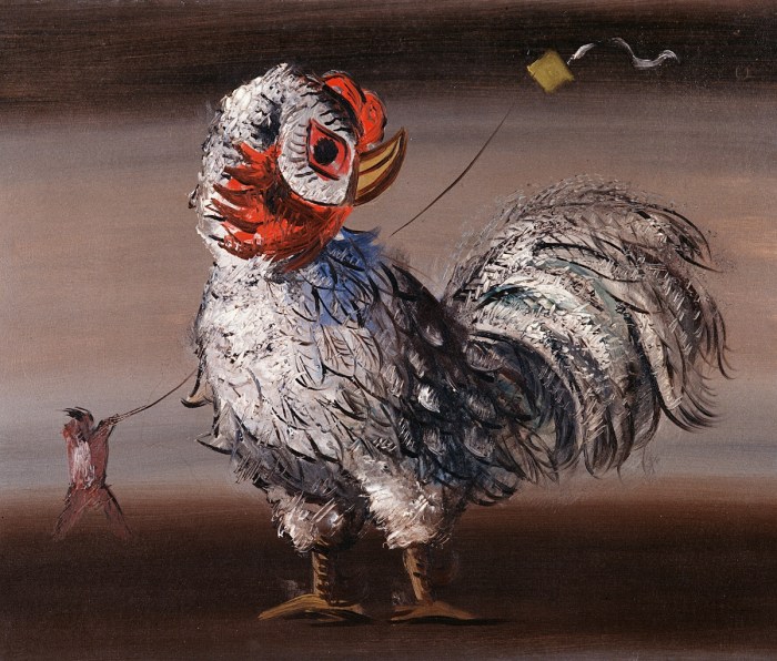 O galo, Cândido Portinari, 1941, óleo sobre tela.