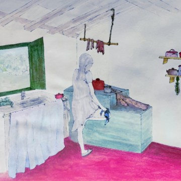 Paisagem de interior. Fabiana Pedroni. Ilustração.