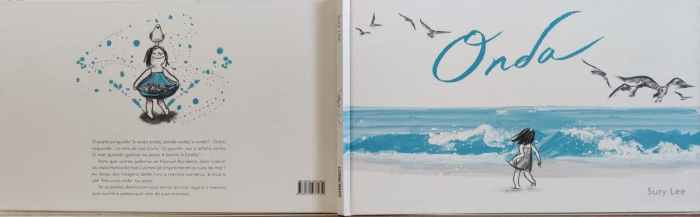 "Onda", Suzy Lee. Capa e contracapa.